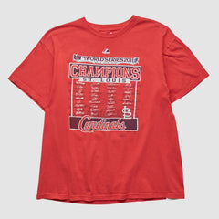 St. Louis Cardinals Majestic 2011 T-shirt - Red - Vintage - Fanatics Lifestyle
