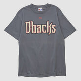 Arizona Diamondbacks Majestic 2010s T-shirt - Charcoal - Vintage - Fanatics on Sale