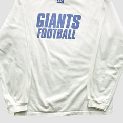 Fanatics New York Giants 2000s Long Sleeve T-shirt White Vintage