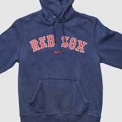 Boston Red Sox Nike 2010s Hooded Pullover Sweatshirt - Navy - XVintage - Nike Online