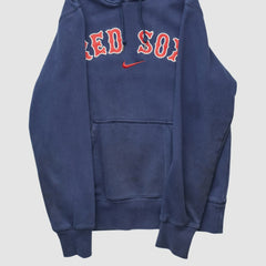 Boston Red Sox Nike 2010s Hooded Pullover Sweatshirt - Navy - XVintage - Nike Online