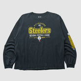 Fanatics Pittsburgh Steelers NFL 2010s Long Sleeve T-shirt Black Vintage