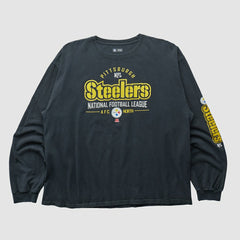 Fanatics Pittsburgh Steelers NFL 2010s Long Sleeve T-shirt Black Vintage