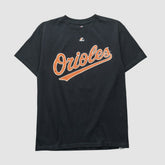 Baltimore Orioles Majestic 2000s T-shirt - Black - Vintage - Fanatics Online