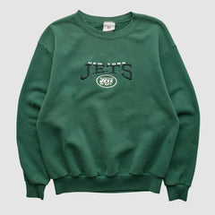 Fanatics New York Jets NFL 2000s Pullover Sweatshirt Green Vintage