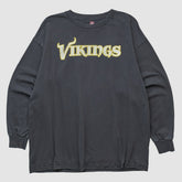 Fanatics Minnesota Vikings NFL 2000s Long Sleeve T-shirt Black Vintage