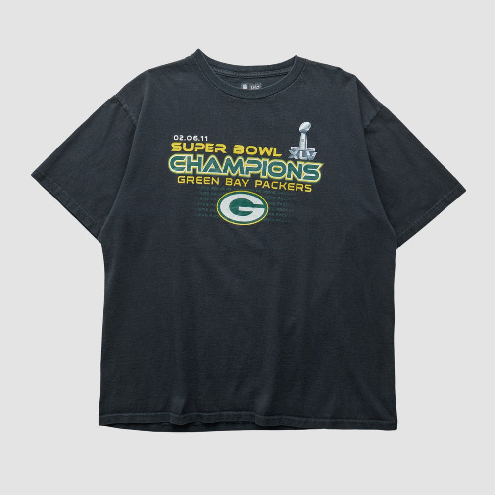 Fanatics Green Bay Packers NFL 2011 T-shirt Black Vintage