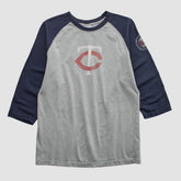 Minnesota Twins Majestic 2000s T-shirt - Heather Gray - Vintage - Fanatics Sale