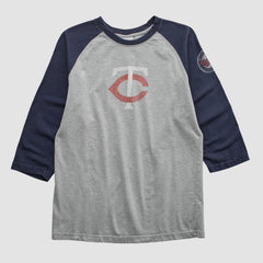 Minnesota Twins Majestic 2000s T-shirt - Heather Gray - Vintage - Fanatics Sale