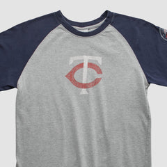 Minnesota Twins Majestic 2000s T-shirt - Heather Gray - Vintage - Fanatics Sale