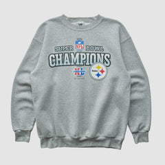 Fanatics Pittsburgh Steelers Lee Apparel 2006 Pullover Sweatshirt Heather Gray Vintage