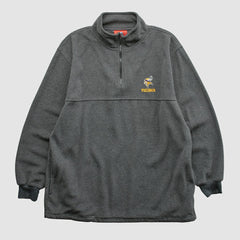Fanatics Minnesota Vikings NFL 2000s 1/4 Zip Sweatshirt Dark Heather Gray Vintage