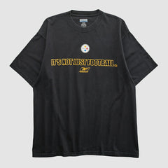 Fanatics Pittsburgh Steelers Reebok 2000s T-shirt Black Vintage