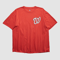 Washington Nationals Majestic 2000s T-shirt - Red - Vintage - Fanatics Lifestyle