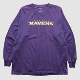 Fanatics Baltimore Ravens NFL 2010s Long Sleeve T-shirt Purple Vintage