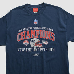 Fanatics New England Patriots Reebok 2001 T-shirt Navy Vintage