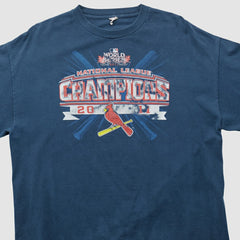 St. Louis Cardinals Alstyle 2011 Long Sleeve T-shirt - Navy - Vintage - Fanatics Lifestyle
