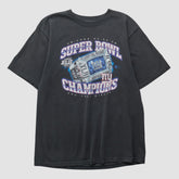 Fanatics New York Giants Reebok 2008 T-shirt Black Vintage