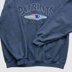 Fanatics New England Patriots Lee Apparel 90s Pullover Sweatshirt Navy Vintage
