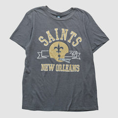 Fanatics New Orleans Saints NFL 2010s T-shirt Gray Vintage