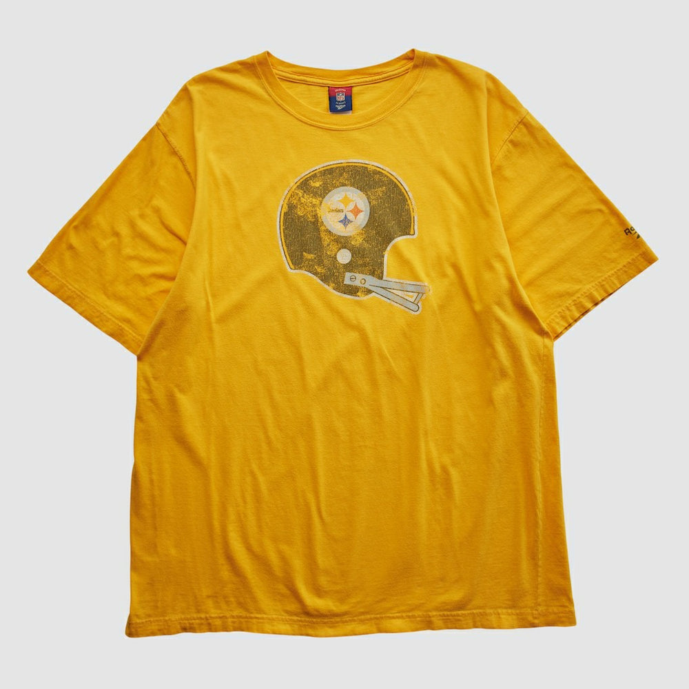 Fanatics Pittsburgh Steelers Reebok 2000s T-shirt Yellow Vintage