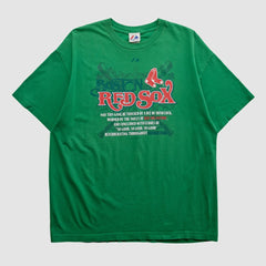 Boston Red Sox Majestic 2000s T-shirt - Green - XVintage - Fanatics Discount