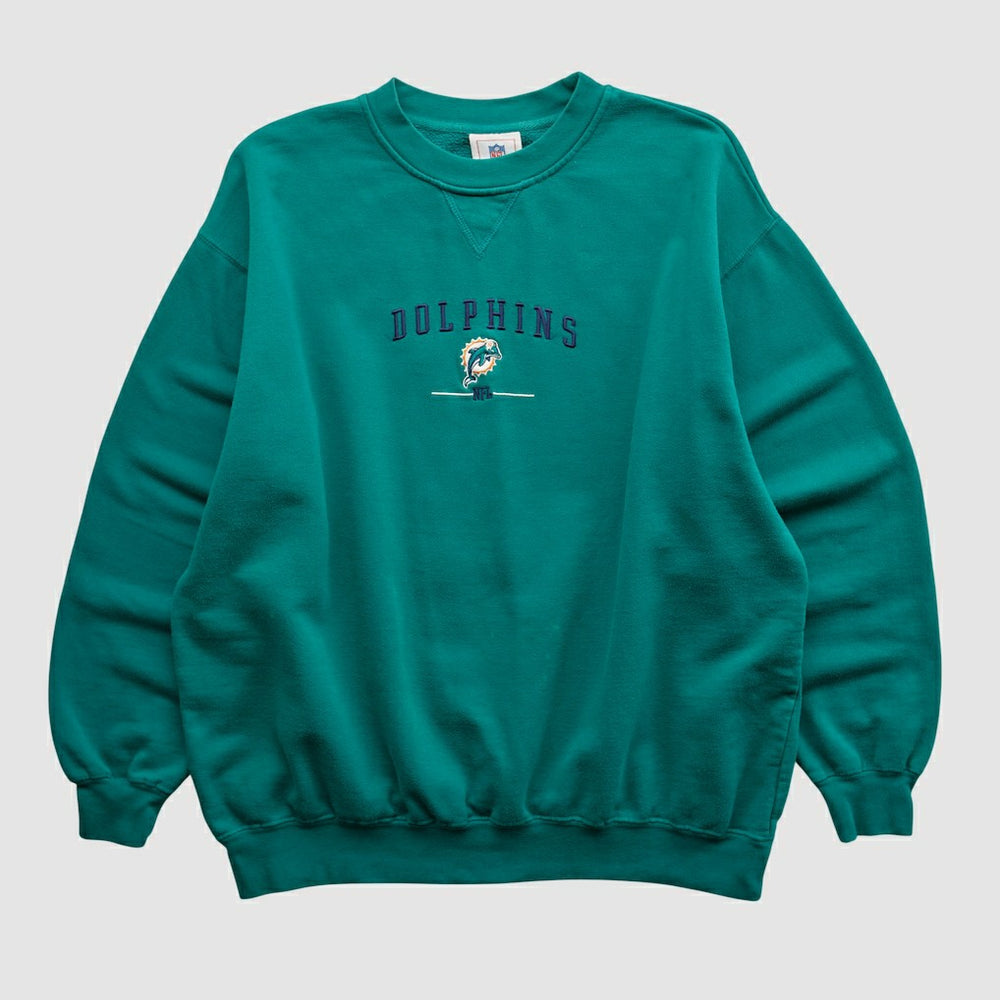 Fanatics Miami Dolphins NFL 2000s Pullover Sweatshirt Teal Vintage