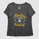 Fanatics Pittsburgh Steelers NFL 2010s T-shirt Dark Heather Gray Vintage