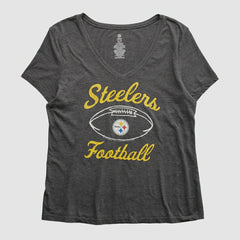 Fanatics Pittsburgh Steelers NFL 2010s T-shirt Dark Heather Gray Vintage