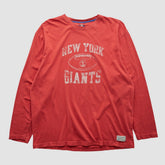 Fanatics New York Giants Reebok 2000s Long Sleeve T-shirt Red Vintage