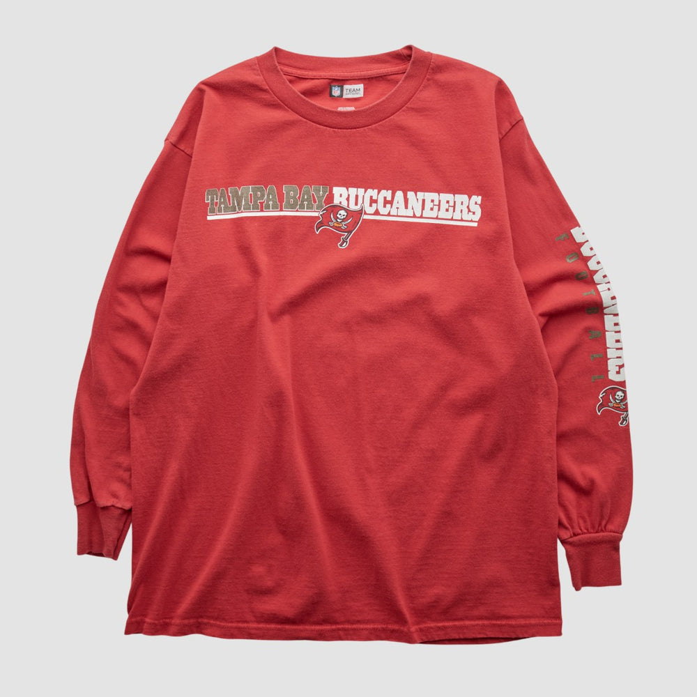 Fanatics Tampa Bay Buccaneers NFL 2010s Long Sleeve T-shirt Red Vintage