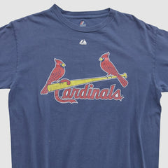 St. Louis Cardinals Majestic 2000s T-shirt - Navy - Vintage - Fanatics Sale