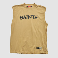 Fanatics New Orleans Saints NFL 2000s Tank Yellow Vintage