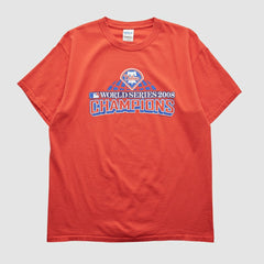 Philadelphia Phillies Gildan 2008 T-shirt - Red - Vintage - Fanatics Lifestyle