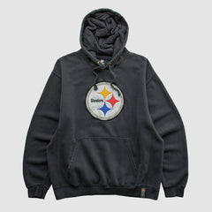Fanatics Pittsburgh Steelers NFL 2010s Hooded Sweatshirt Black Vintage