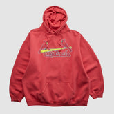 St. Louis Cardinals 2000s Hooded Sweatshirt - Red - XVintage - Fanatics Discount