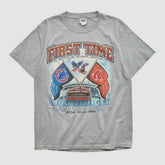 Chicago Cubs Lee Apparel 2005 T-shirt - Heather Gray - Vintage - Fanatics Sale