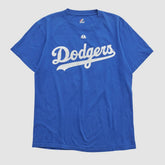 Los Angeles Dodgers Majestic 2000s T-shirt - Blue - Vintage - Fanatics Lifestyle