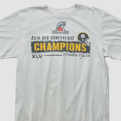 Fanatics Pittsburgh Steelers Reebok 2010 T-shirt White Vintage
