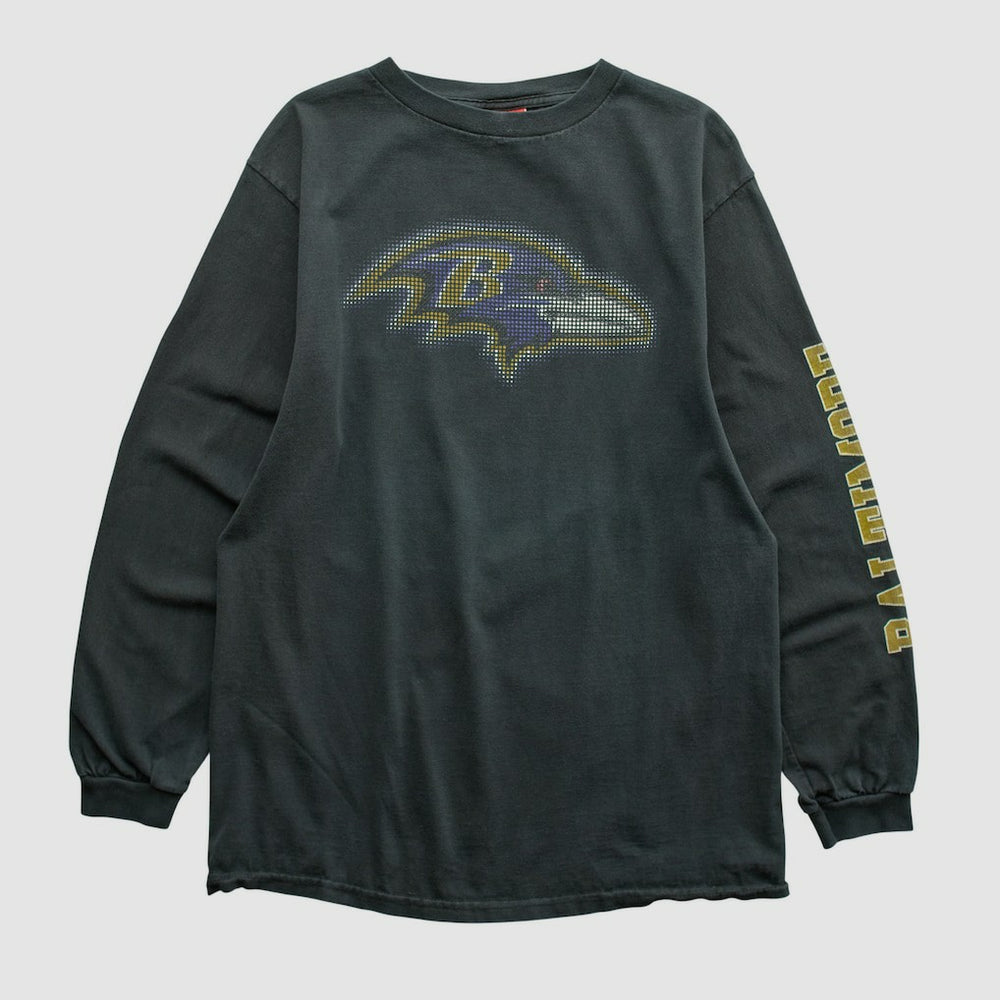 Fanatics Baltimore Ravens NFL 2000s Long Sleeve T-shirt Black Vintage