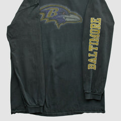 Fanatics Baltimore Ravens NFL 2000s Long Sleeve T-shirt Black Vintage
