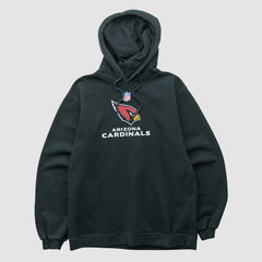 Fanatics Arizona Cardinals Reebok 2000s Hooded Pullover Sweatshirt Black Vintage