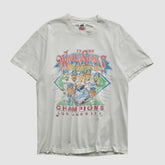 World Series Fruit of The Loom 1988 T-shirt - White - Vintage - Fanatics on Sale