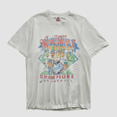 World Series Fruit of The Loom 1988 T-shirt - White - Vintage - Fanatics on Sale