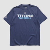 Fanatics Tennessee Titans Reebok 2000s T-shirt Navy Vintage