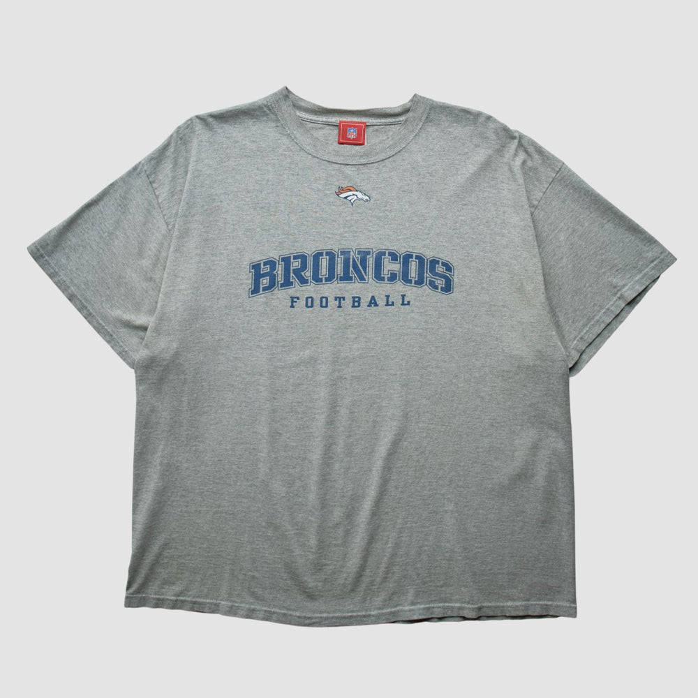 Fanatics Denver Broncos NFL 2000s T-shirt Heather Gray Vintage