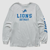 Fanatics Detroit Lions NFL 2000s Long Sleeve T-shirt White Vintage
