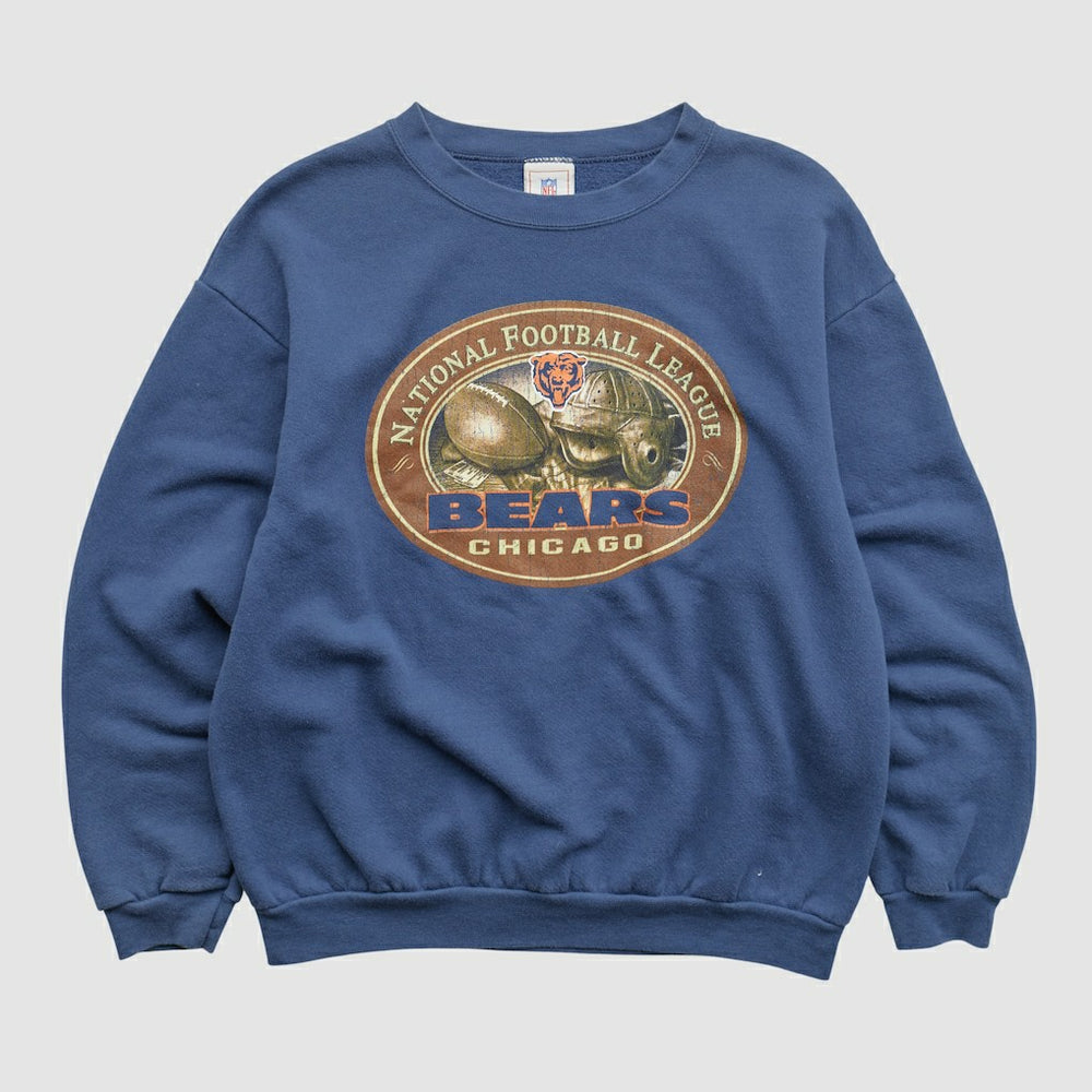 Fanatics Chicago Bears NFL 2000s Pullover Sweatshirt Blue Vintage