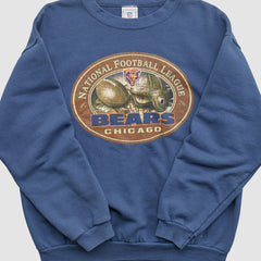 Fanatics Chicago Bears NFL 2000s Pullover Sweatshirt Blue Vintage