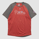Philadelphia Phillies Majestic 2000s T-shirt - Red - Vintage - Fanatics Sale